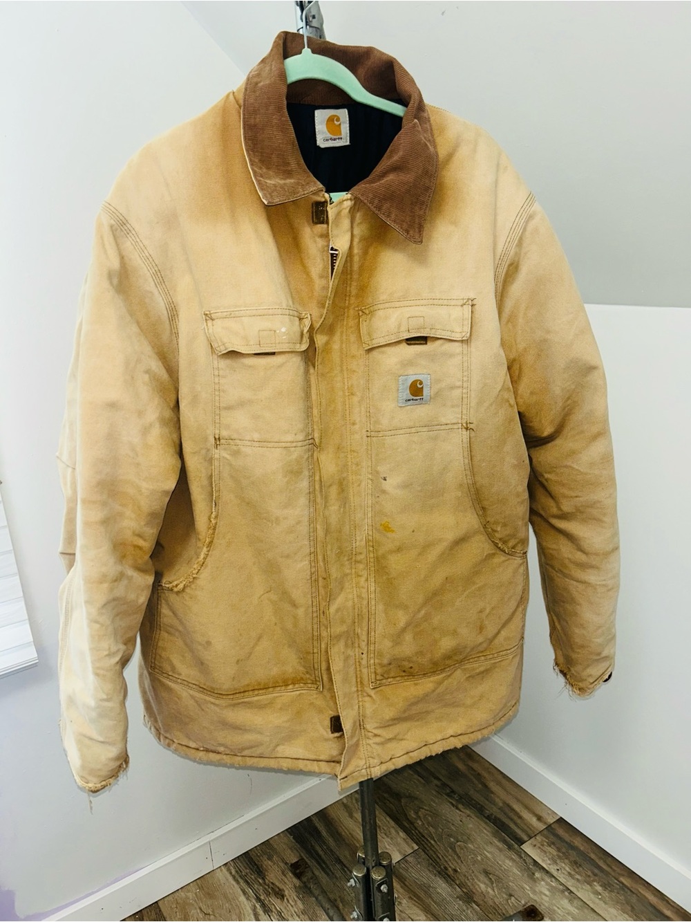 Carhartt Men’s Brown Duck Arctic Work Jacket - Insulated Canvas Coat 2XL-3XL